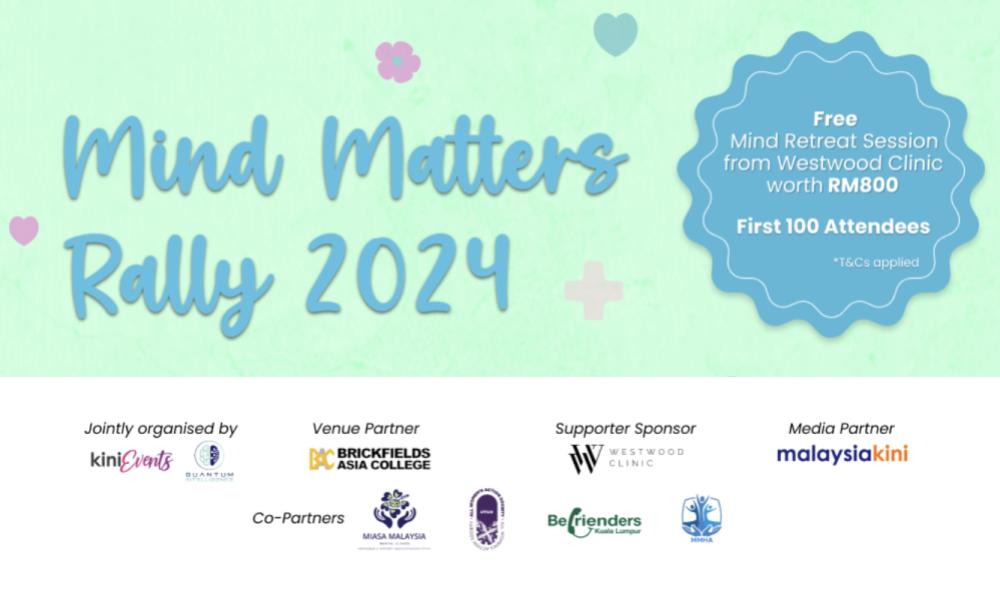 Mind Matters Rally 2024: Embrace, Empower, Evolve - Uniting for Mental Wellness!