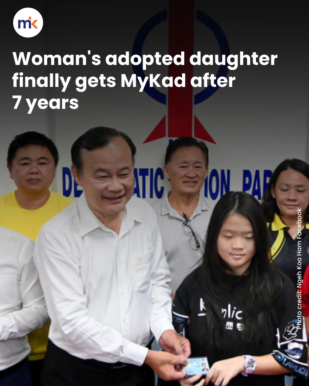 Woman's adopted daughter finally gets MyKad after 7 years