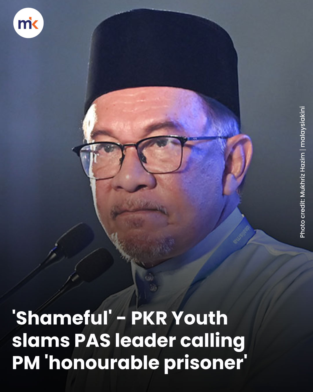 'Shameful' - PKR Youth slams PAS leader calling PM 'honourable prisoner'