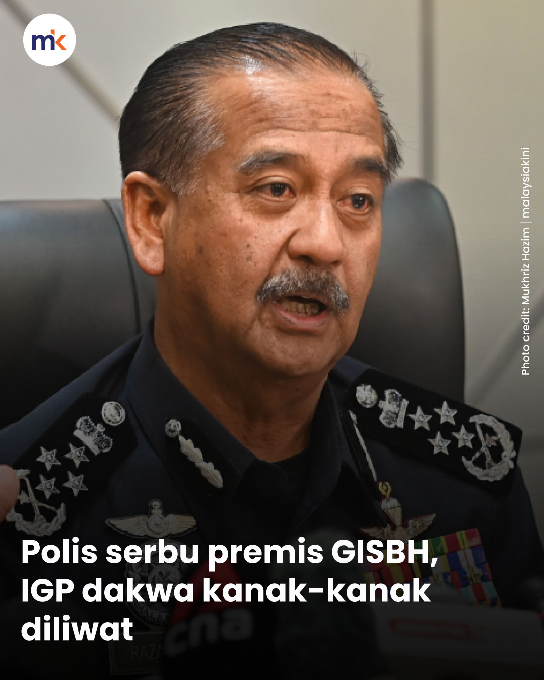 Polis serbu premis GISBH, IGP dakwa kanak-kanak diliwat