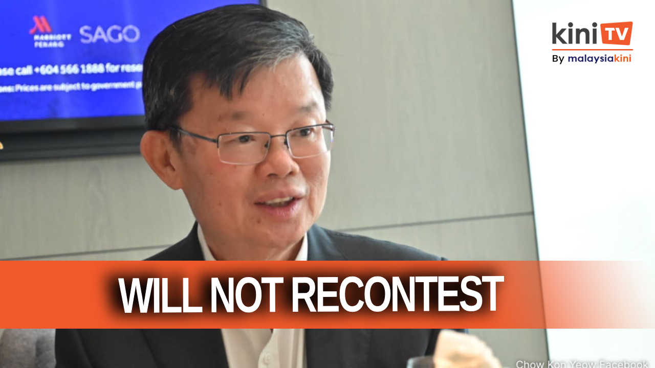 Chow confirms he will not recontest Penang DAP polls