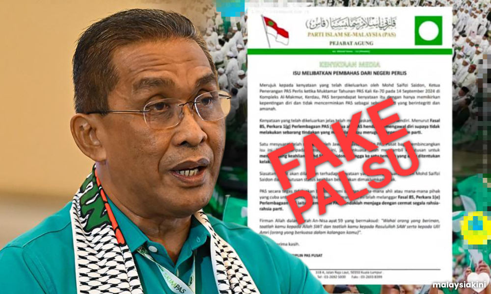 PAS denies issuing statement on Perlis delegate's suspension