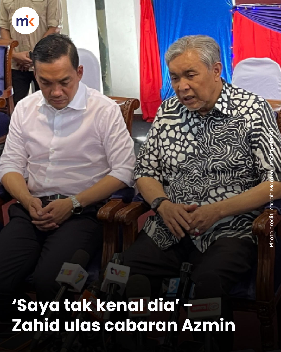 ‘Saya tak kenal dia’ - Zahid ulas cabaran Azmin
