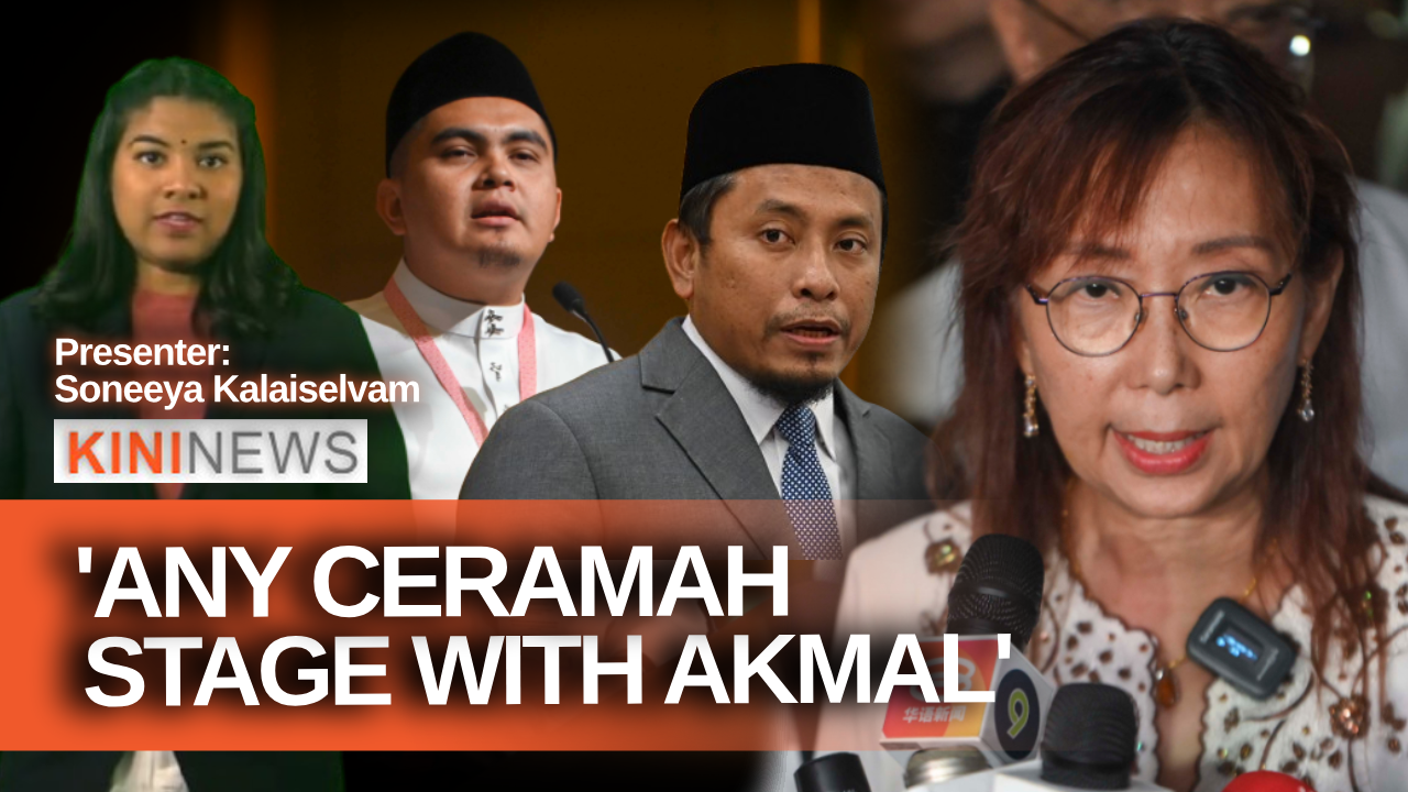 #KiniNews: I won't share any ceramah stage with Akmal, says Teresa; PAS adds fuel to fire