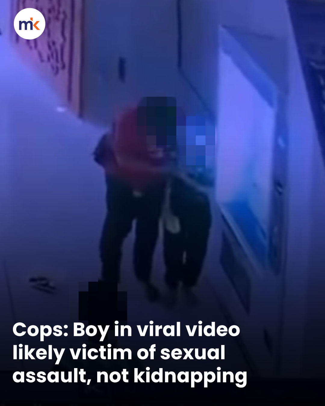 Cops: Boy in viral video likely victim of sexual assault, not kidnapping
