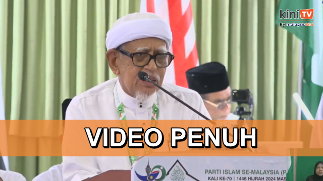 [Video Penuh] Ucapan dasar Abdul Hadi Awang di Muktamar PAS 2024