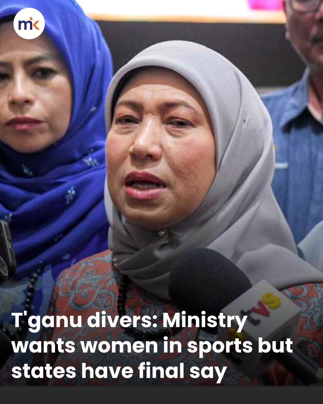 T'ganu divers: Ministry wants women in sports but states have final say