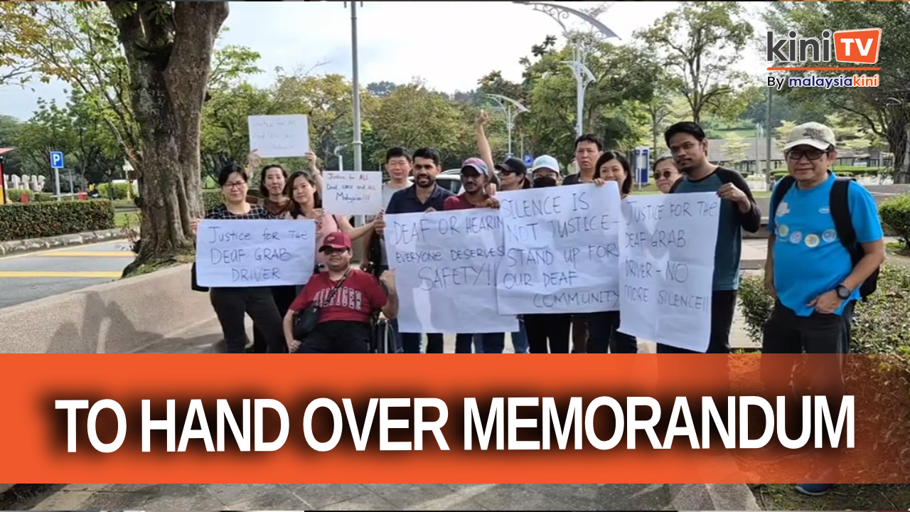 'Justice for all' - Deaf driver, NGO gather outside Prime Minister's Office