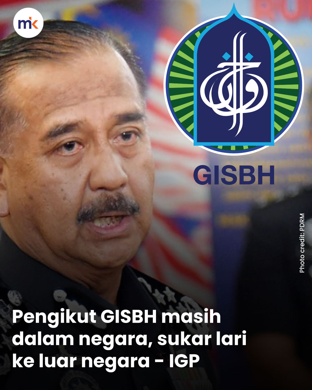 Pengikut GISBH masih dalam negara, sukar lari ke luar negara - IGP