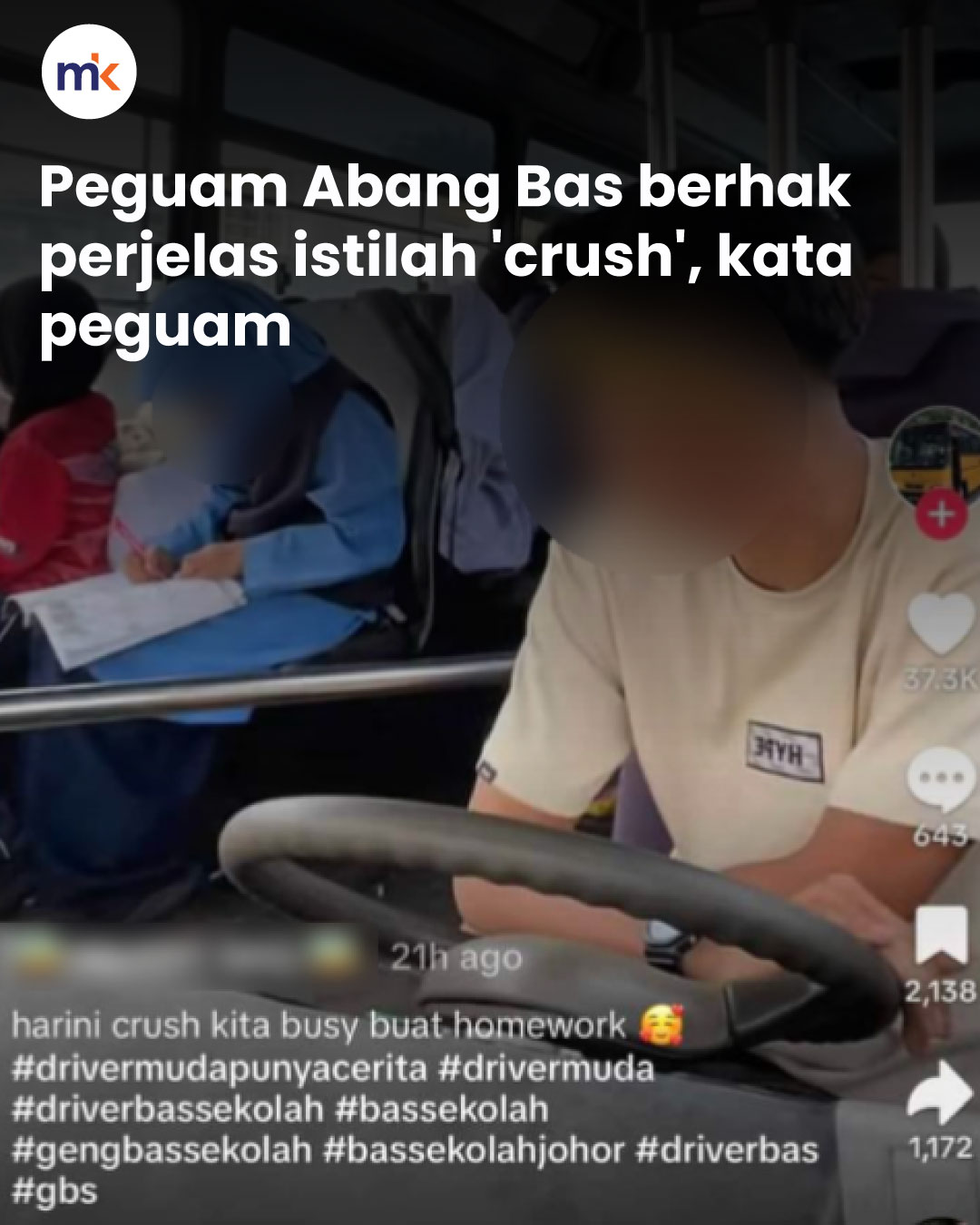 Peguam Abang Bas berhak perjelas istilah 'crush', kata peguam