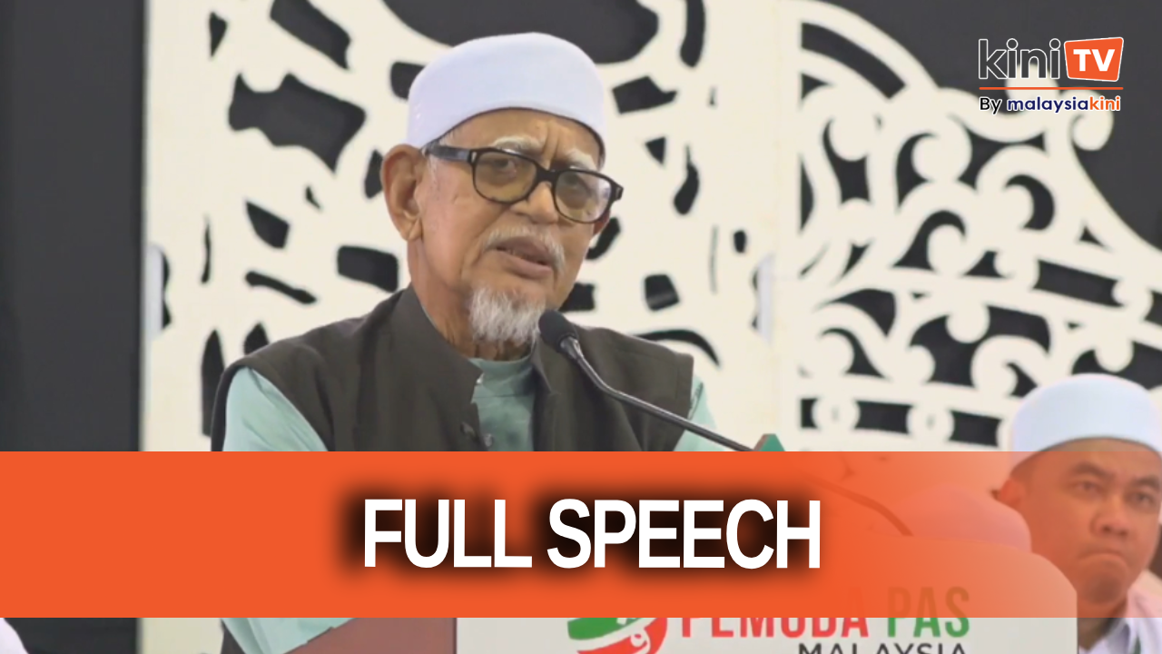 [Full video] Abdul Hadi Awang's speech at PAS Youth wing muktamar