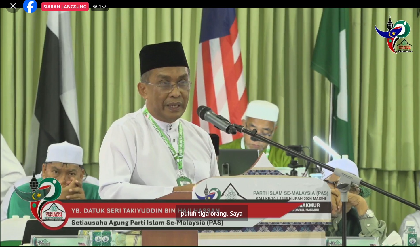 PAS assembly okays constitutional change to add anti-hopping provision