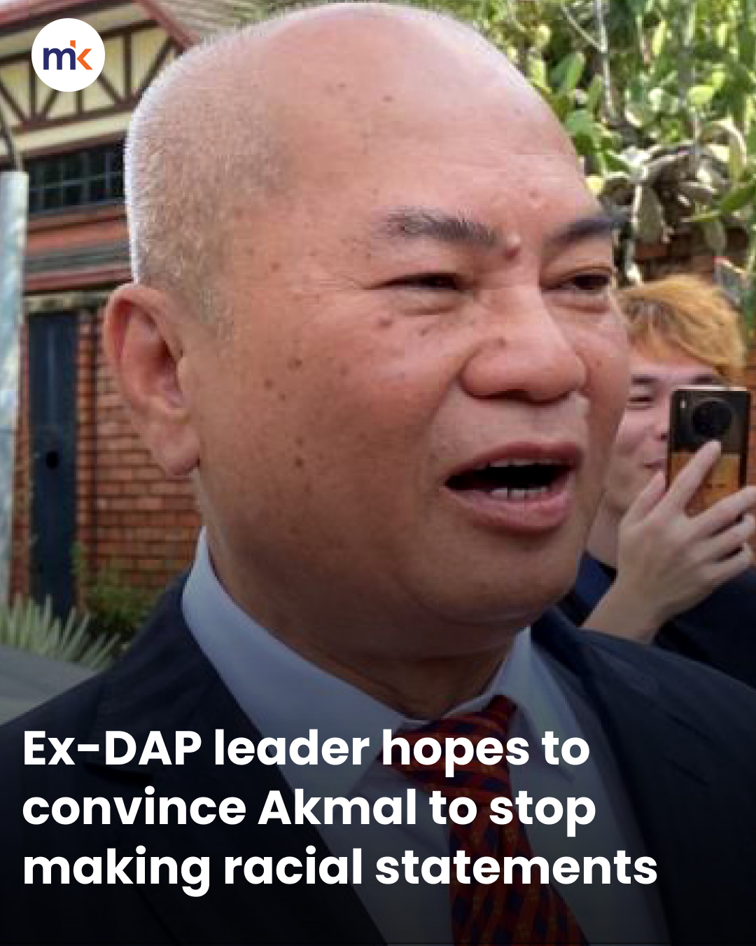 Ex-DAP leader hopes to convince Akmal to stop making racial statements