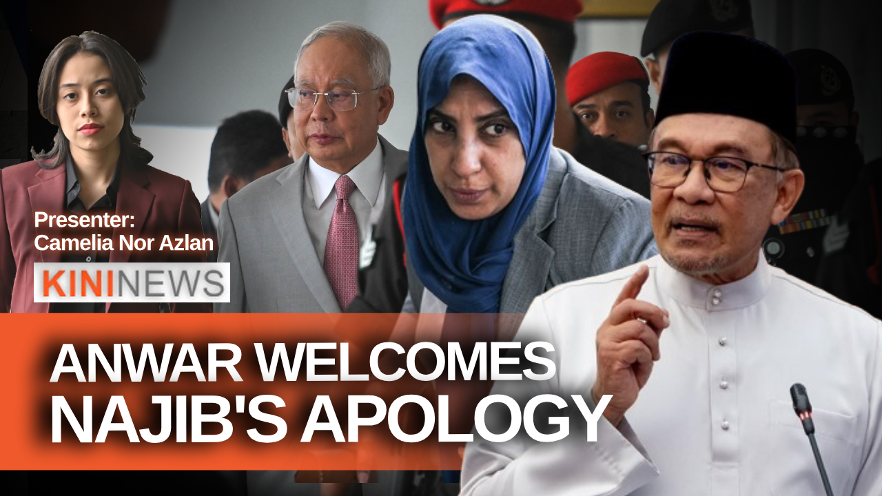 #KiniNews: Anwar welcomes Najib's 1MDB apology; 'PM has no business accepting apology' - Latheefa