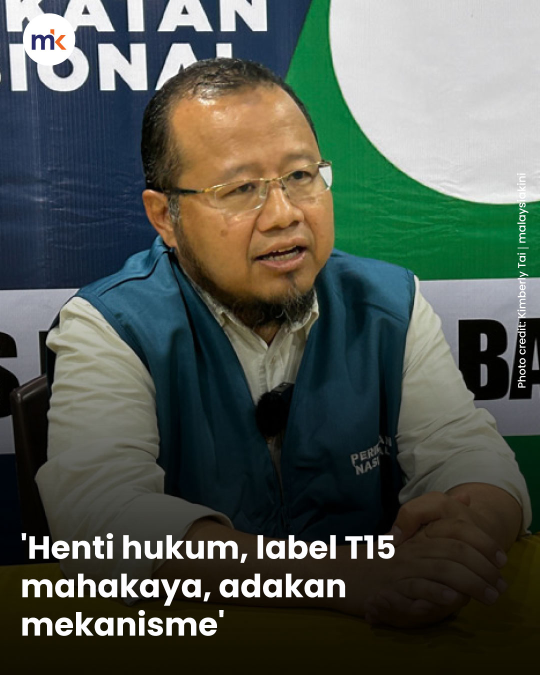 'Henti hukum, label T15 mahakaya, adakan mekanisme'