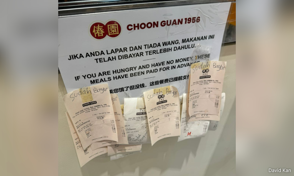 Siapa lapar dan tiada duit, datang saja ambil resit
