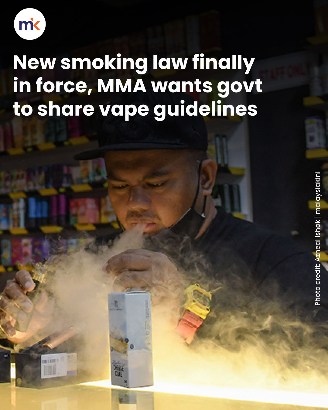 New smoking law finally in force, MMA wants govt to share vape guidelines