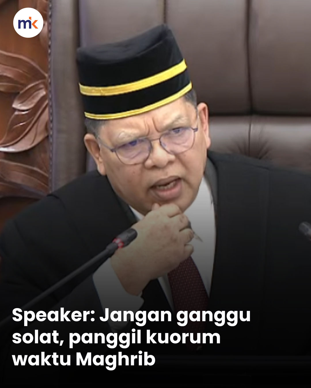 Speaker: Jangan ganggu solat, panggil kuorum waktu Maghrib