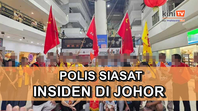 Pesta Guan Dong 'berjangkit' ke Johor, polis siasat kibar bendera asing