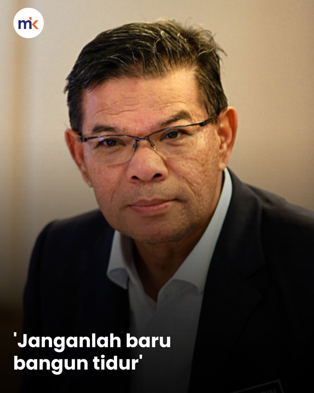 'Janganlah baru bangun tidur'