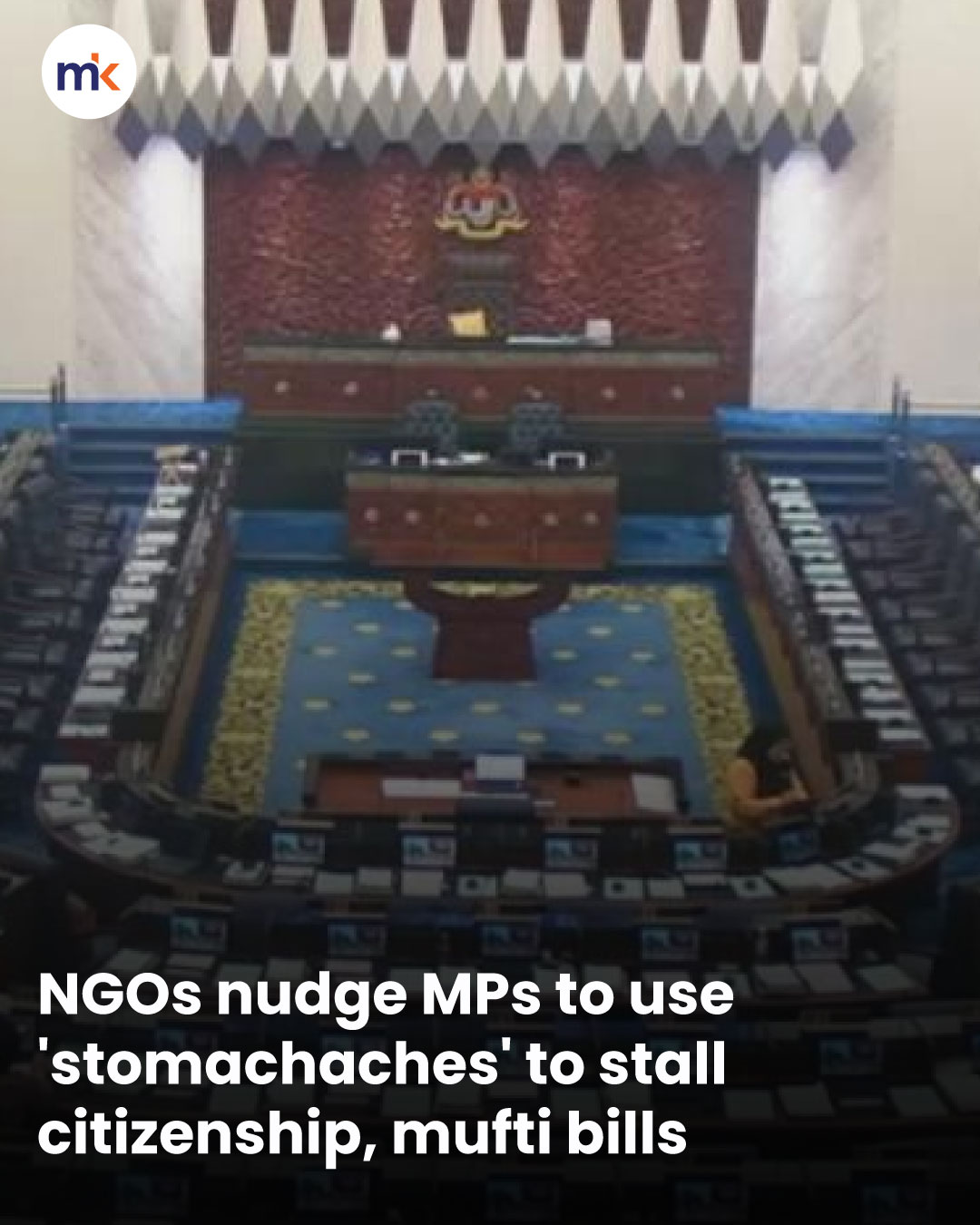 NGOs nudge MPs to use 'stomachaches' to stall citizenship, mufti bills
