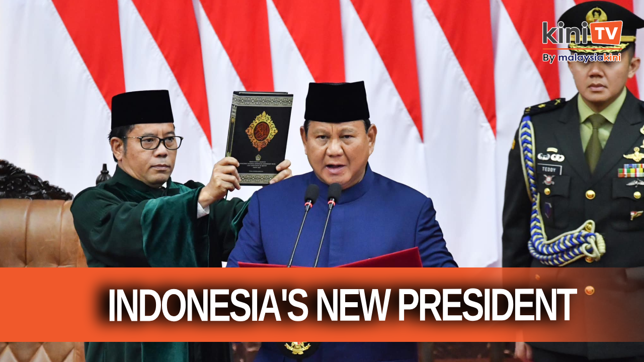 Prabowo sworn in as Indonesia's president for 2024-2029 term