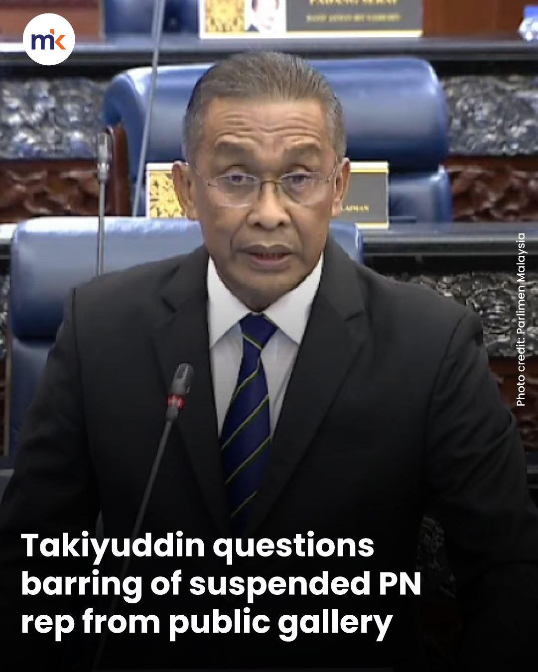 Takiyuddin questions barring of suspended PN rep from public gallery