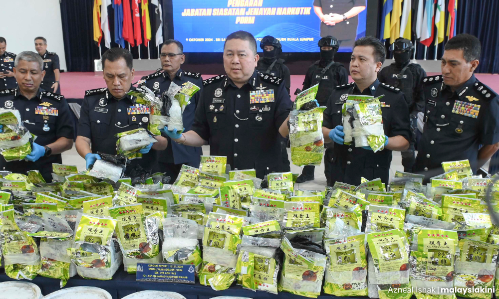Tiga sindiket pengedar dadah tumpas, dadah lebih RM24 juta dirampas