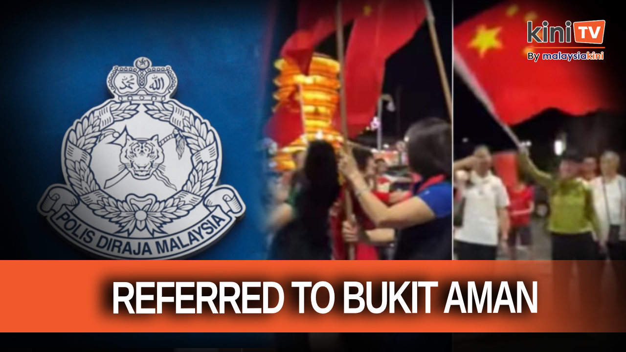 China flag-waving case referred to Bukit Aman - Perak police