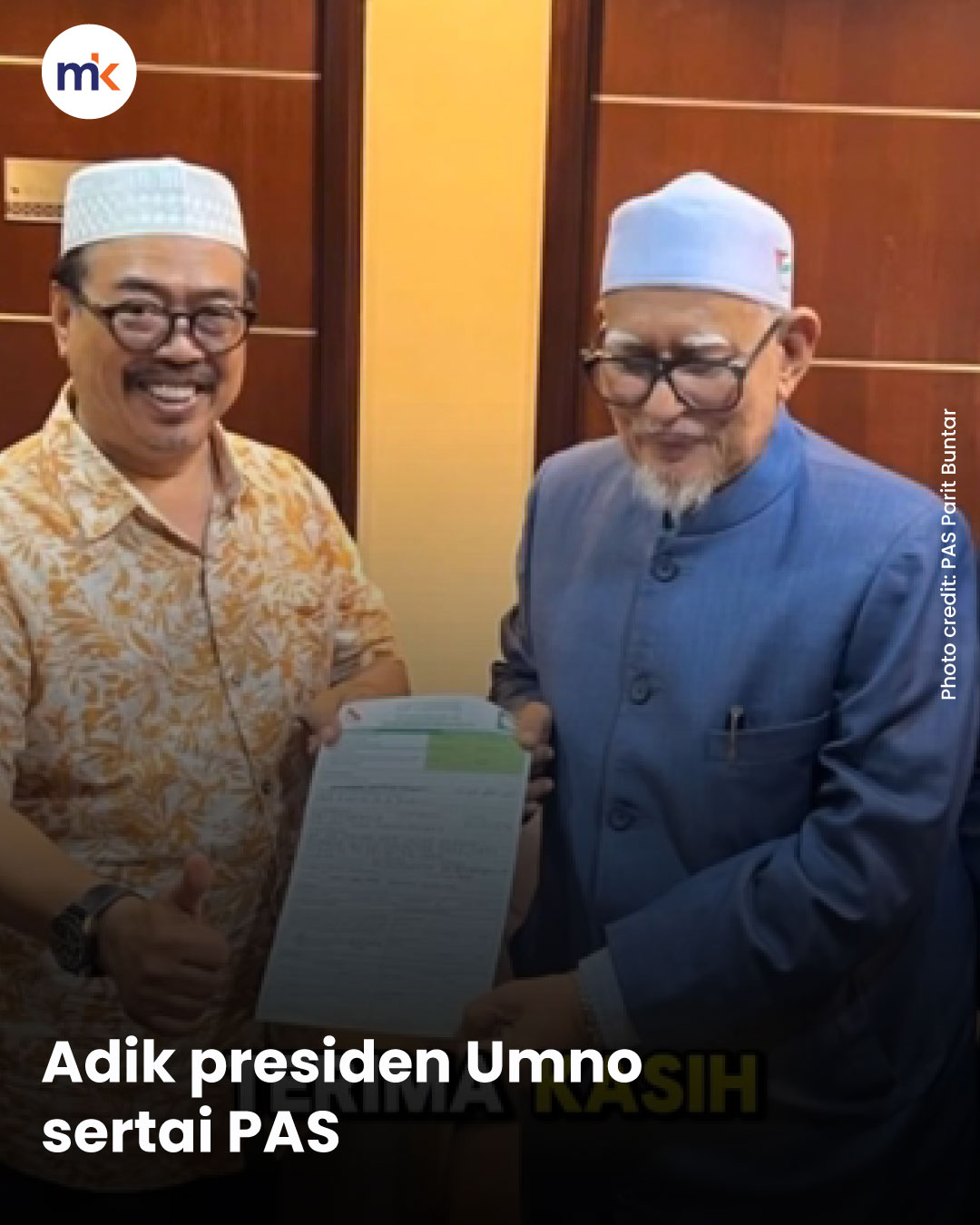 Adik presiden Umno sertai PAS