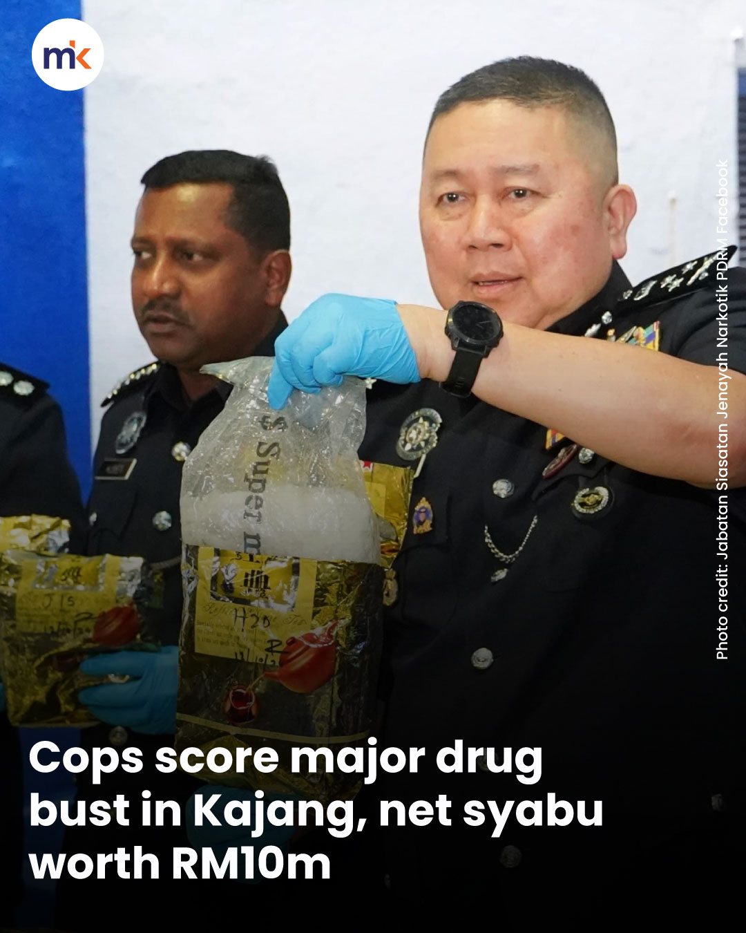 Cops score major drug bust in Kajang, net syabu worth RM10m