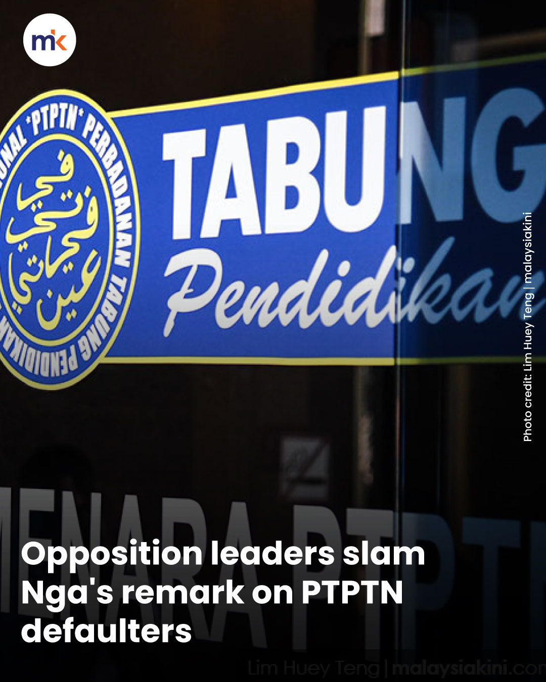 Opposition leaders slam Nga's remark on PTPTN defaulters