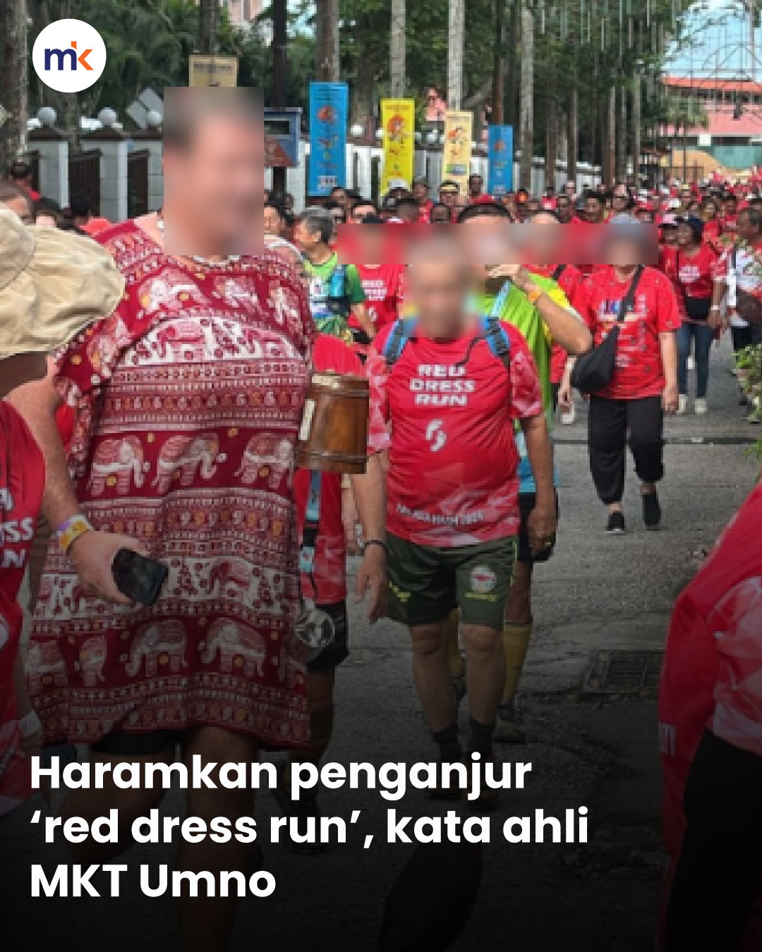 Haramkan penganjur ‘red dress run’, kata ahli MKT Umno