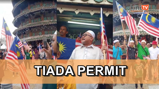 Polis siasat himpunan kibar Jalur Gemilang pula di Teluk Intan