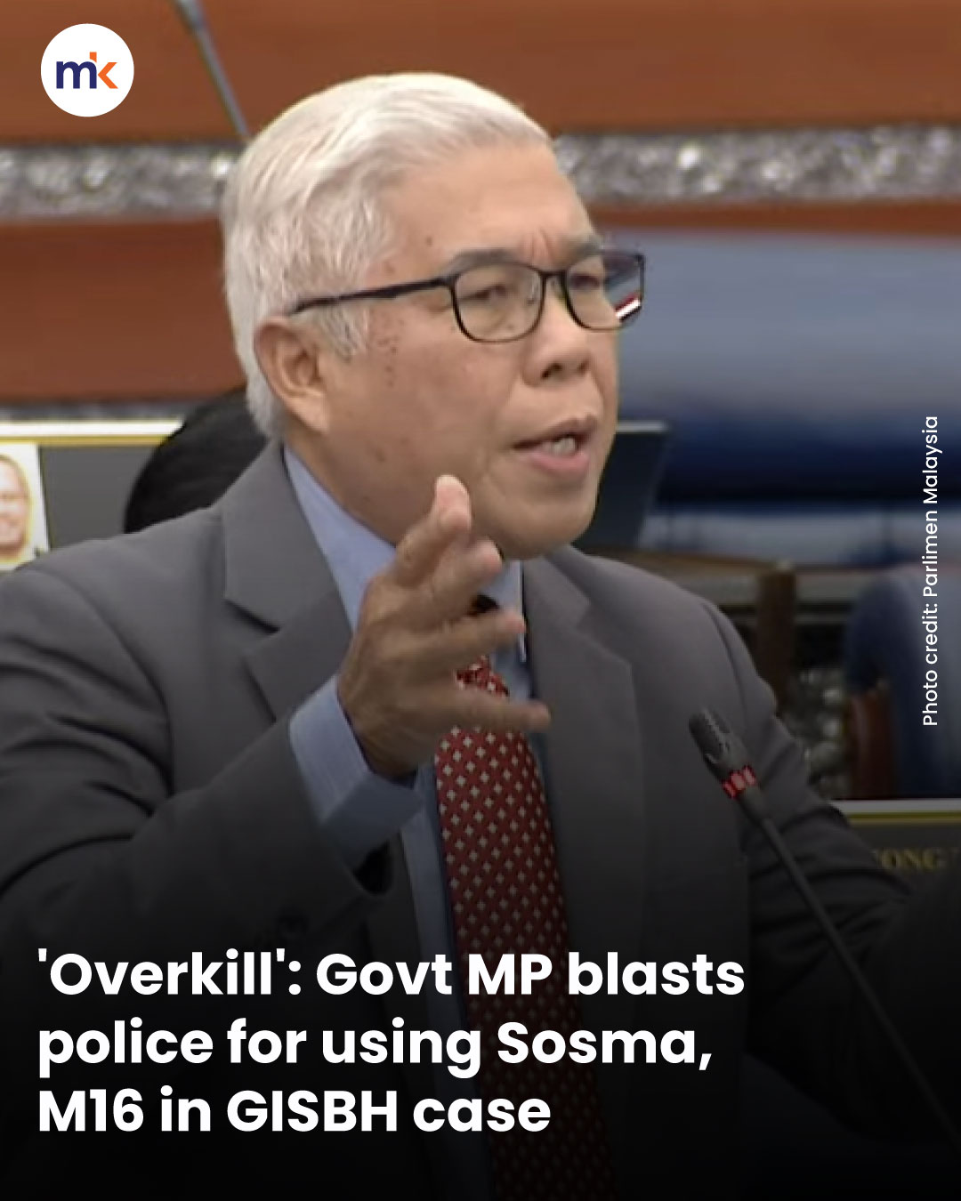 'Overkill': Govt MP blasts police for using Sosma, M16 in GISBH case
