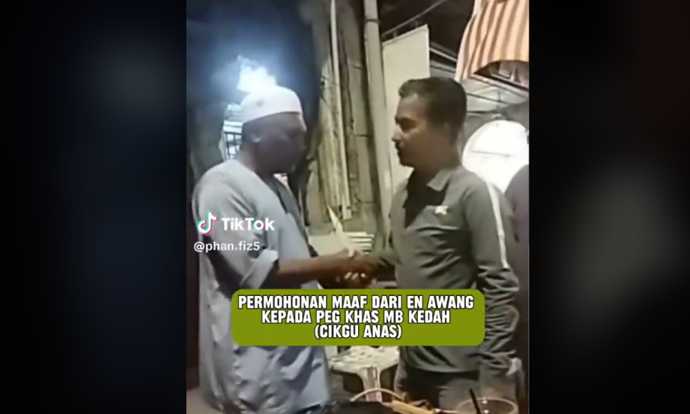 Pegawai Sanusi, peniaga pasar malam berdamai