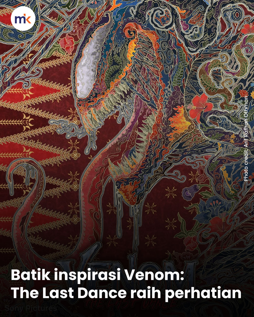 Batik inspirasi Venom: The Last Dance raih perhatian