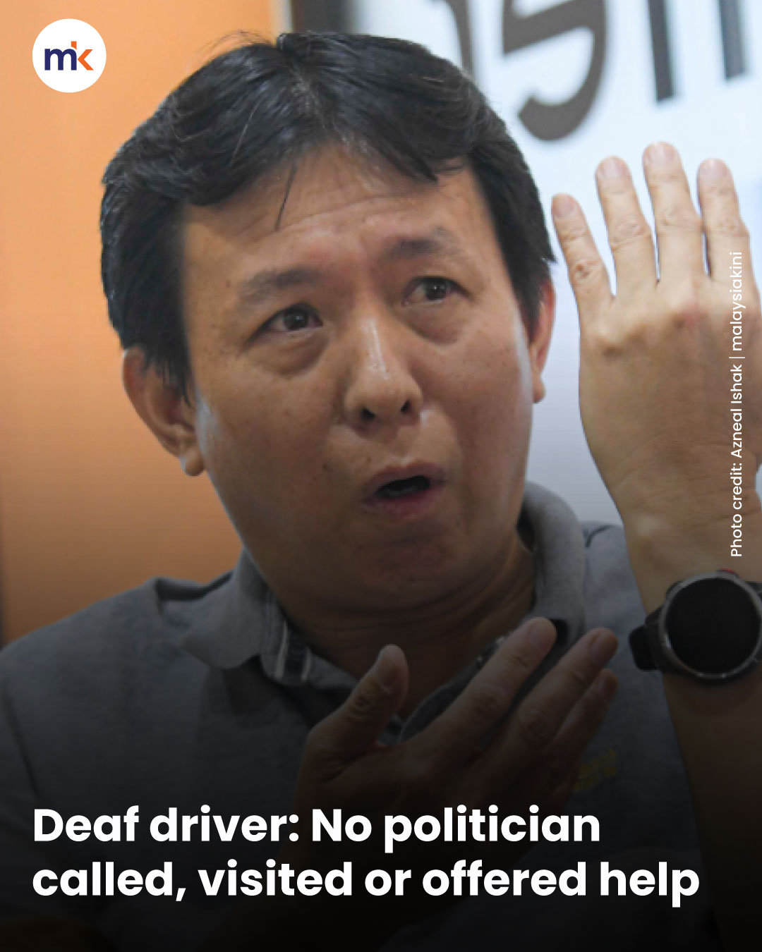 Deaf driver: No politician called, visited or offered help