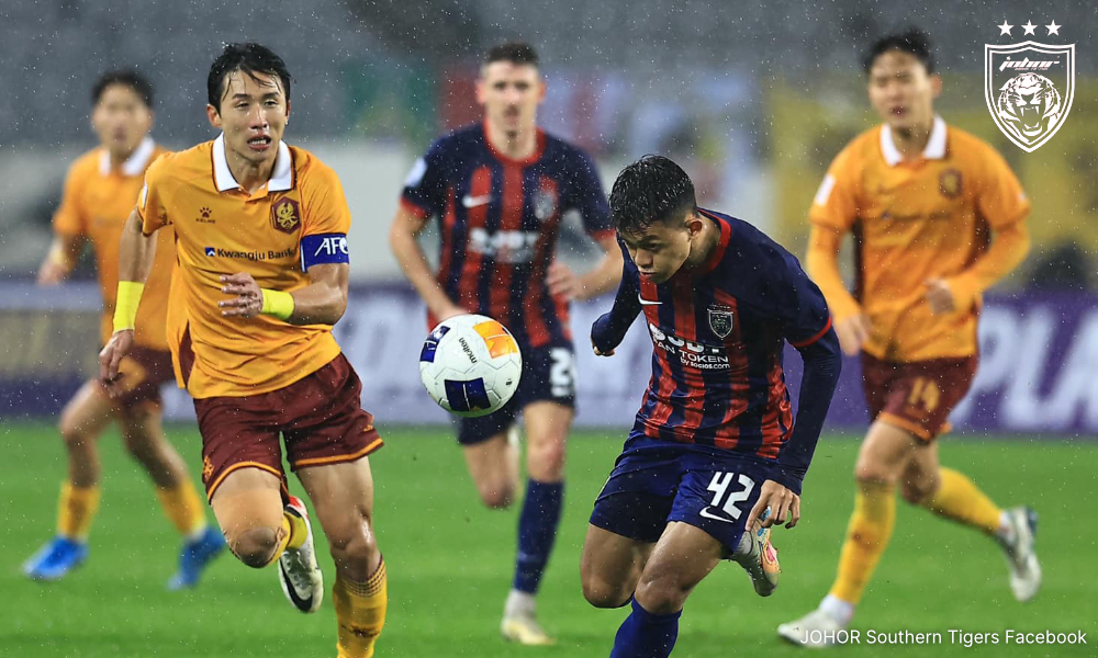 JDT tewas 1-3 kepada Gwangju