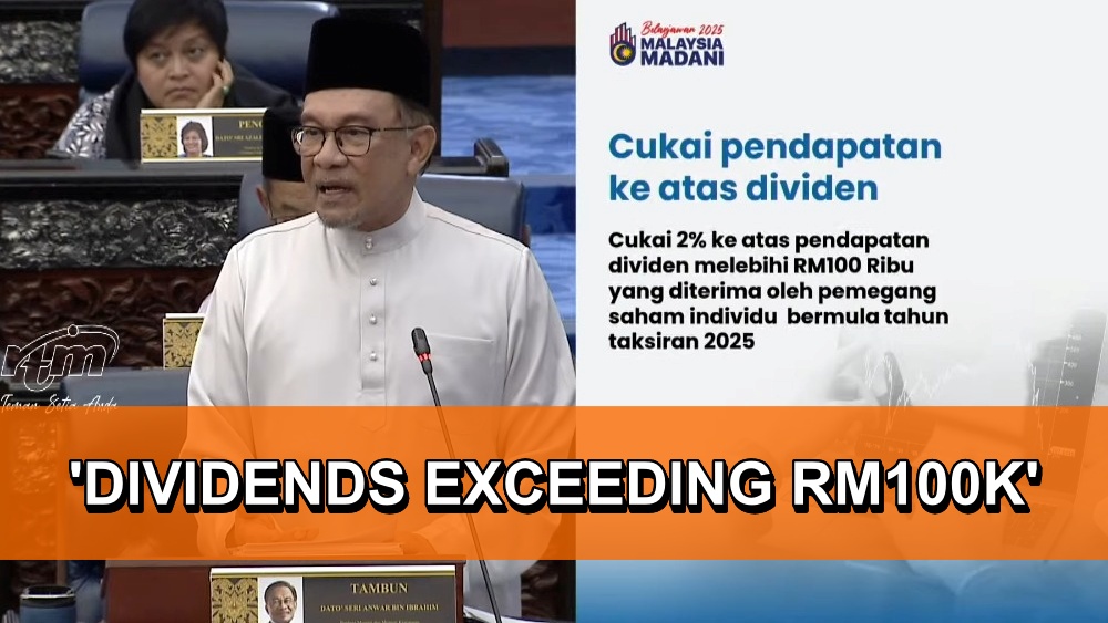 PM announces 2pct tax for dividends exceeding RM100,000