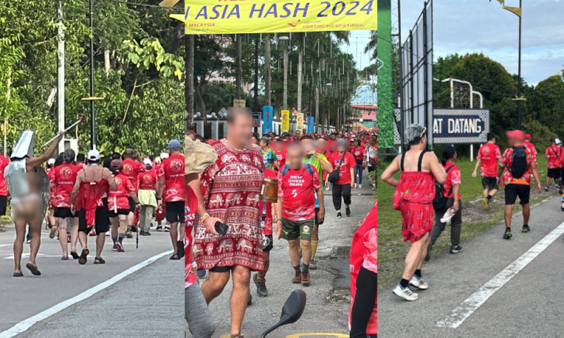 PANDUANKINI | Mengapa larian Hash House Harriers pakai gaun?