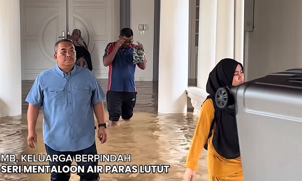 Sanusi, keluarga pindah - kediaman rasmi MB ditenggelami air