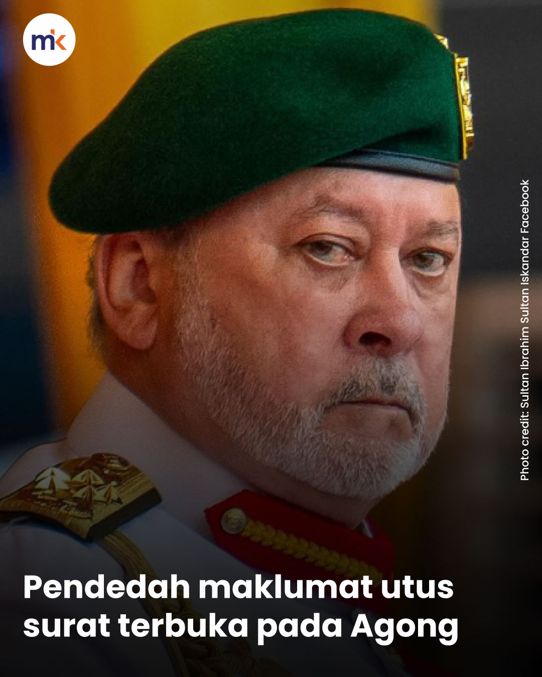 Pendedah maklumat utus surat terbuka pada Agong