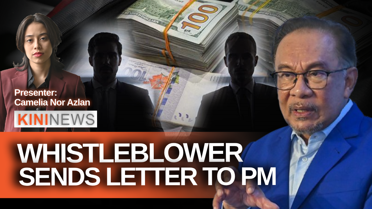 #KiniNews: Whistleblower sends letter to PM; Exclusive - 'RM500k sahaja' audio clip revealed