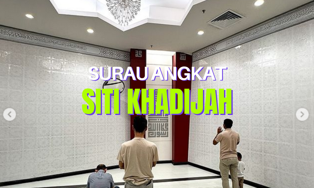 Usaha jenama telekung Siti Khadijah perindahkan surau angkat