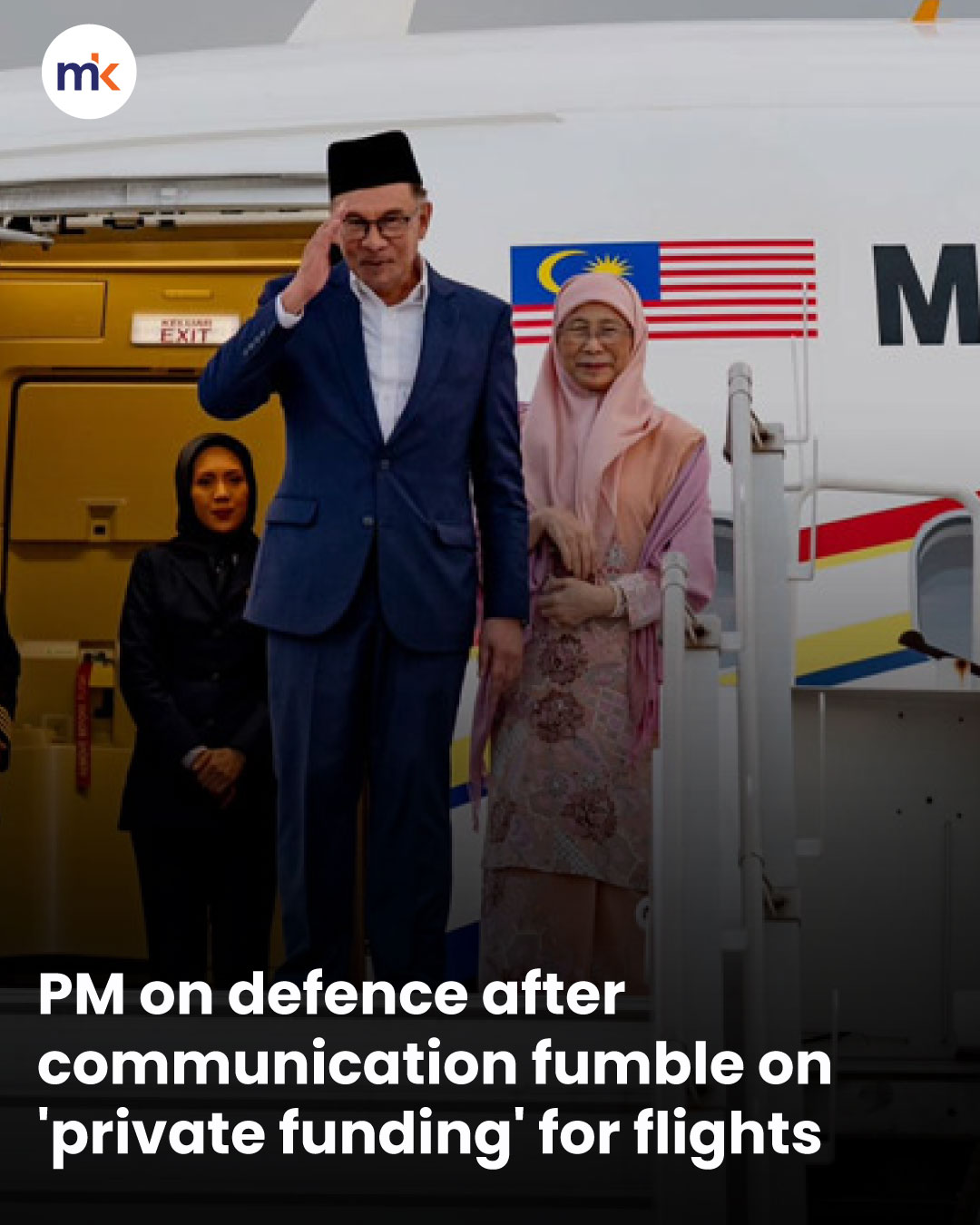 PM on defence after communication fumble on 'private funding' for flights