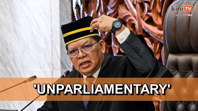 Speaker bans use of 'kurang ajar' in Dewan Rakyat starting today 