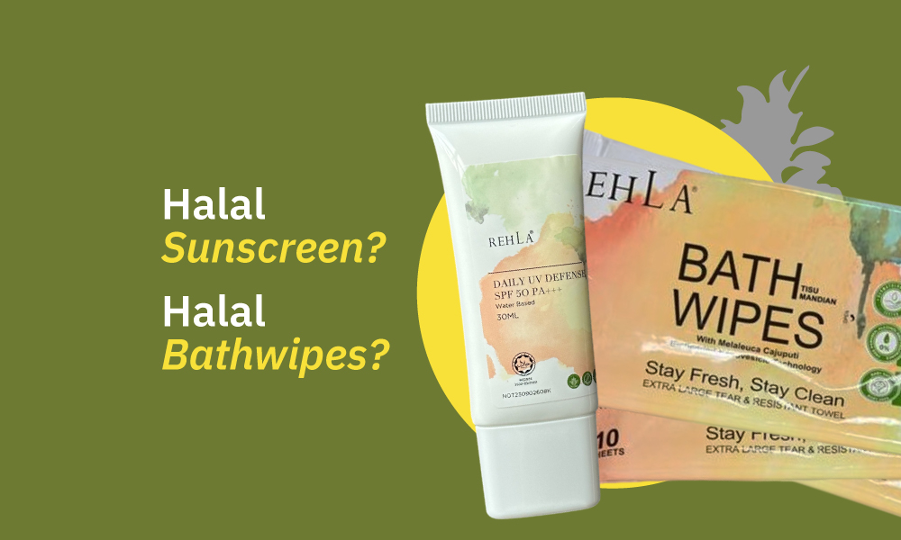 Review REHLA's Halal Sunscreen and Bathwipes