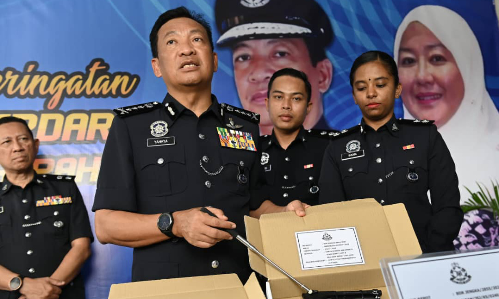 Polis Pahang tahan 5 suspek edar dadah, rampas 2 pistol
