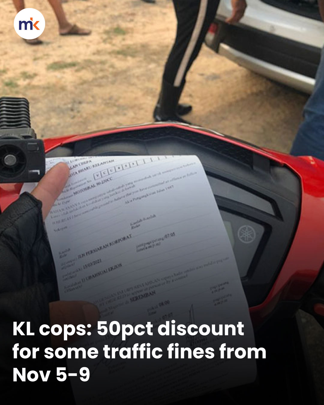 KL cops: 50pct discount for some traffic fines from Nov 5-9